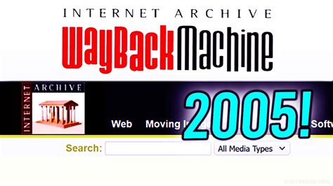 · Press Enter . . Wayback machine youtube search